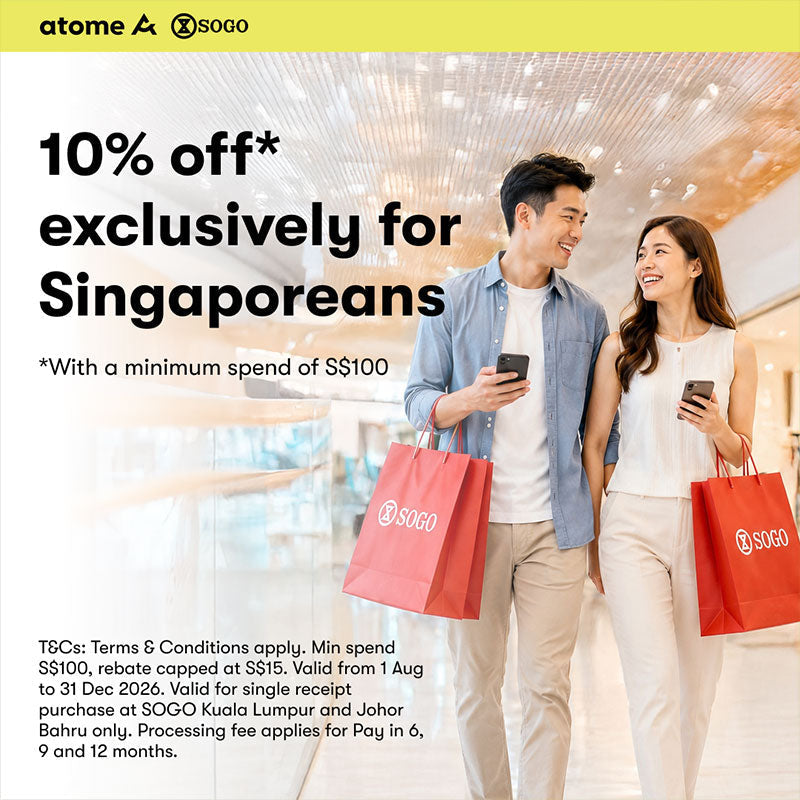 SOGO X Atome 10% OFF