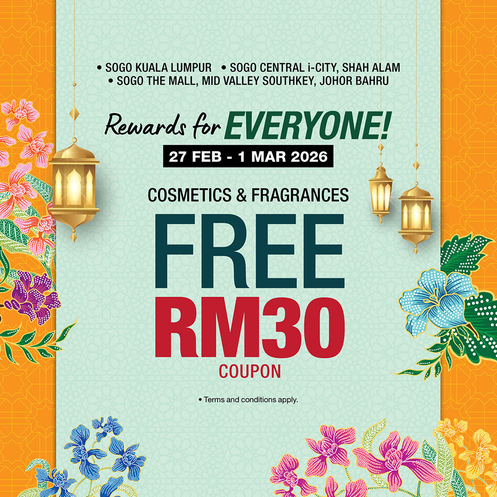 FREE RM30 Coupon