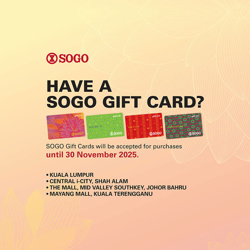 SOGO Gift Card Discontinuation