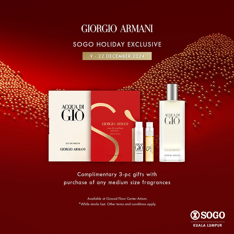 Giorgio Armani SOGO Holiday Exclusive