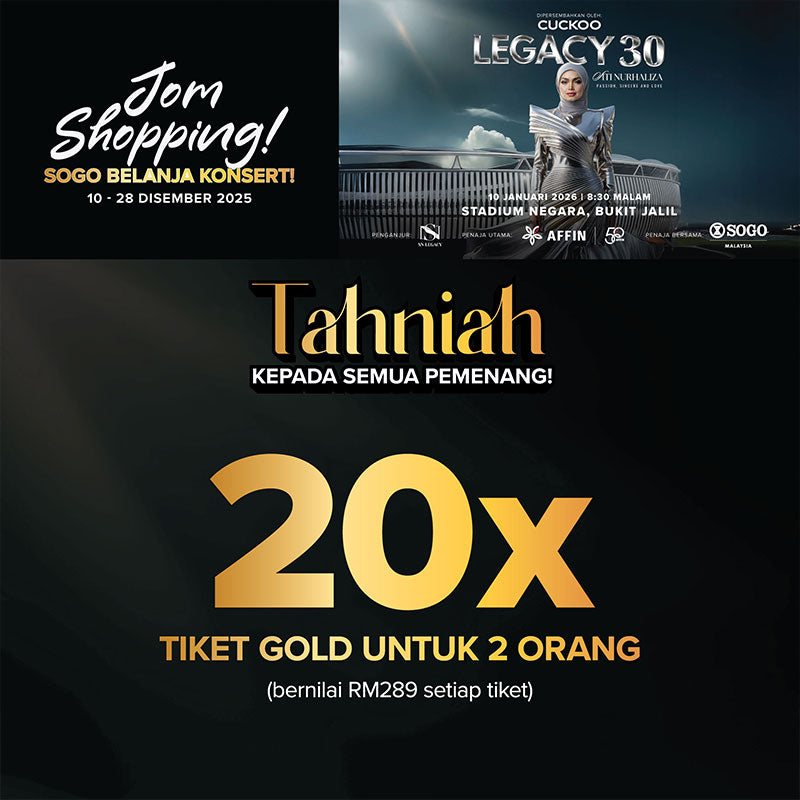 Pemenang Konsert Legacy 30 Siti Nurhaliza