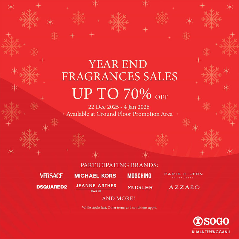 Year End Fragrances Sales
