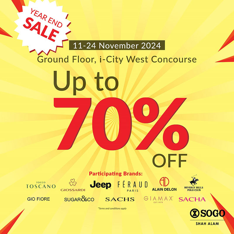 Year End Sale @ West Concourse SOGO Shah Alam